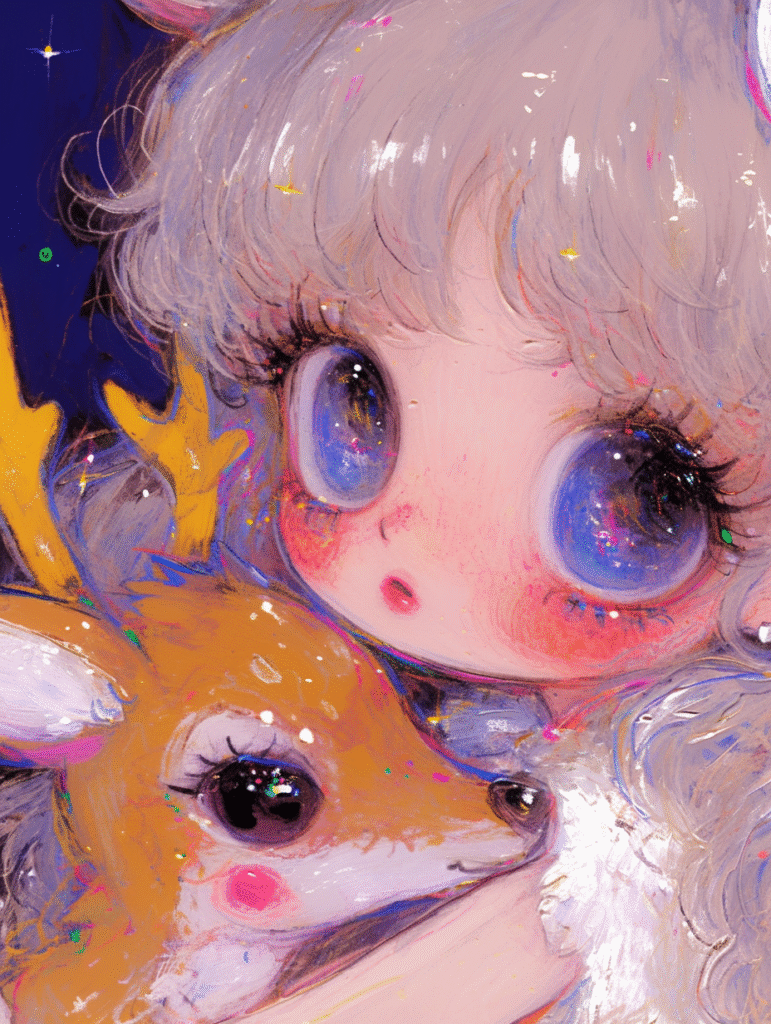 lee haha thick gouach and oil illustrationa cute kawaii little 45c85a36 afed 423d b669 21fb262128c0