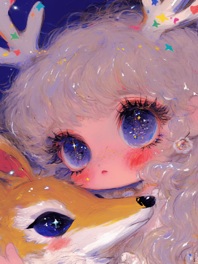 lee haha thick gouach and oil illustrationa cute kawaii little ae033145 fab8 40bc ad74 d819708392c2